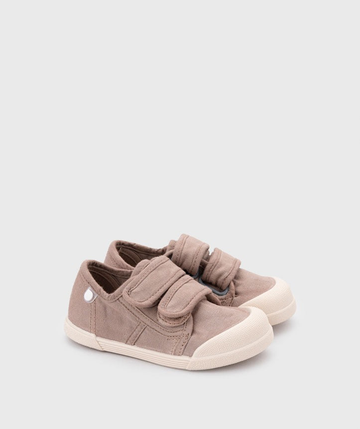 Sapatilhas Lona Velcro Barefoot Cacao - Igor Shoes