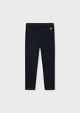 Leggings básicas de elastano para menina Mayoral em Preto