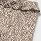 Leggings flare estampadas para bebé menina Mayoral em Chocolate - detalhe