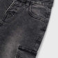 Calça soft denim cargo Mayoral 4510-58 Cinza escuro