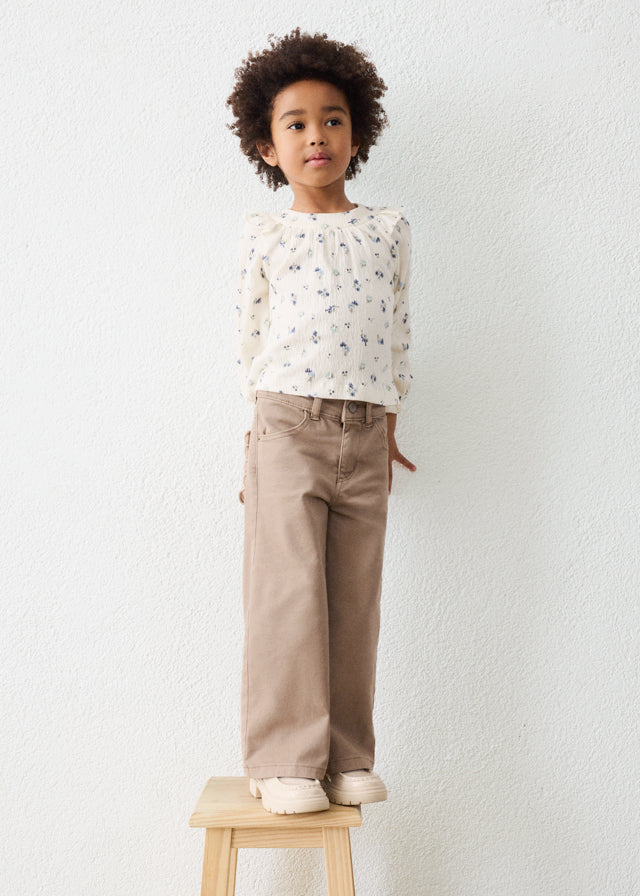 Calça sarja marine Mayoral 4521-56 Gofre