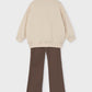 Conjunto leggings flare Mayoral 4732-35 Café