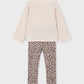 Conjunto leggings estampadas Mayoral 4734-75 Castanha