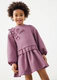 Vestido felpa 3D Mayoral 4911-92 Violeta