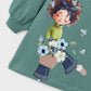 Vestido felpa serigrafia Mayoral 4914-15 Loureiro