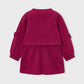 Vestido felpa bordado Mayoral 4917-15 Cherry