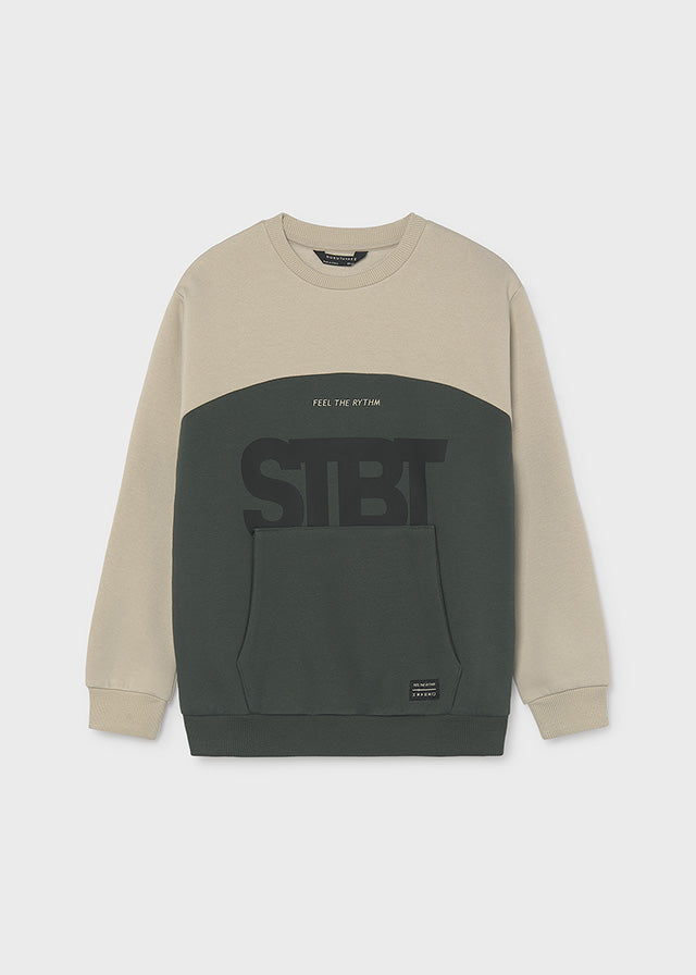 Sweat color block Mayoral 7403-95 Verde