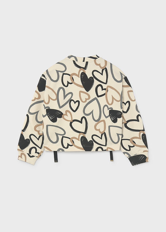 Sweat estampada Mayoral 7430-56 Macchiato