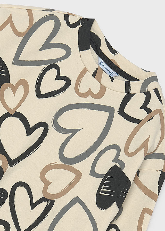 Sweat estampada Mayoral 7430-56 Macchiato
