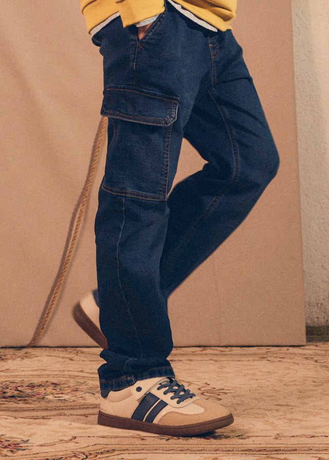 Calças soft denim jogger Mayoral 7506-89 Escuro