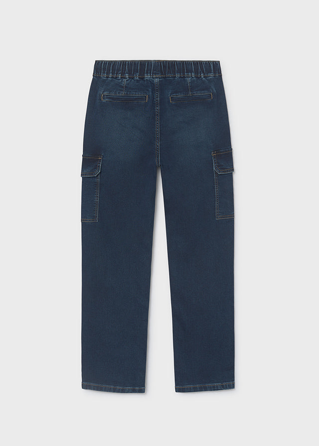 Calças soft denim jogger Mayoral 7506-89 Escuro