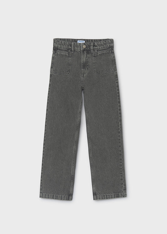 Calças relaxed fit denim Mayoral 7523-92 Grey