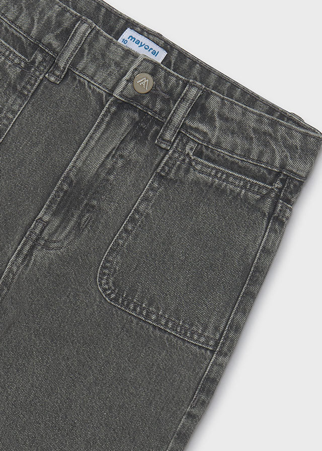 Calças relaxed fit denim Mayoral 7523-92 Grey