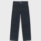 Calças relaxed fit denim Mayoral 7523-93 Super escuro