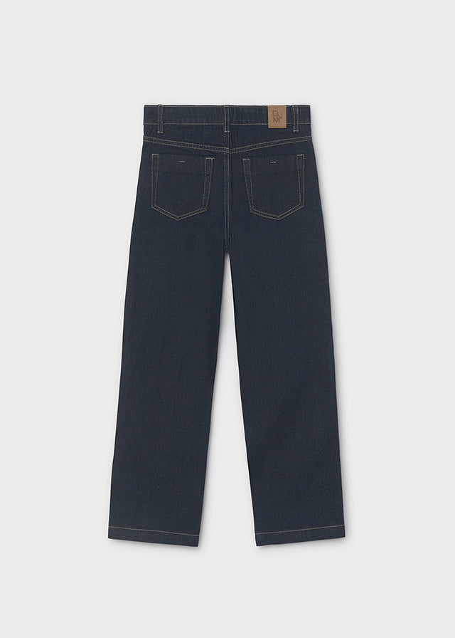 Calças relaxed fit denim Mayoral 7523-93 Super escuro