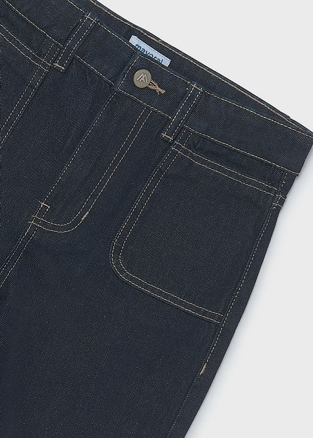 Calças relaxed fit denim Mayoral 7523-93 Super escuro