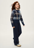 Conjunto de calças em tricô jacquard Mayoral 7532-19 Marinho
