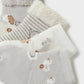 Conjunto de quatro pares de meias Mayoral 9107-79 Neblina