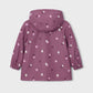 Parka com capuz e pelo para menina Mayoral em Violeta - detalhe