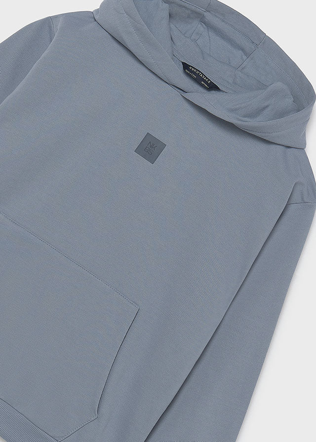 Sweatshirt básica de felpa para menino Mayoral em Sky - imagem 3