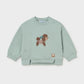 Sweatshirt com cão para bebé menina Mayoral em Anis