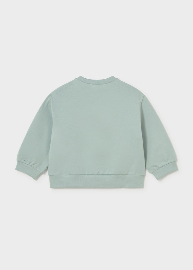 Sweatshirt com cão para bebé menina Mayoral em Anis - costas