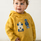 Sweatshirt com capuz e carros para bebé menino Mayoral em Nata