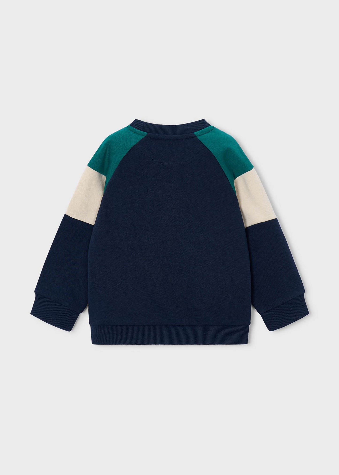 Sweatshirt combinada League para menino Mayoral em Azul - detalhe
