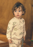 Sweatshirt com dinossauros para bebé menino Mayoral em Light Topo