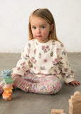 Sweatshirt floral para bebé menina Mayoral em Soja