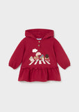 Vestido com capuz para bebé menina Mayoral em Rooibos