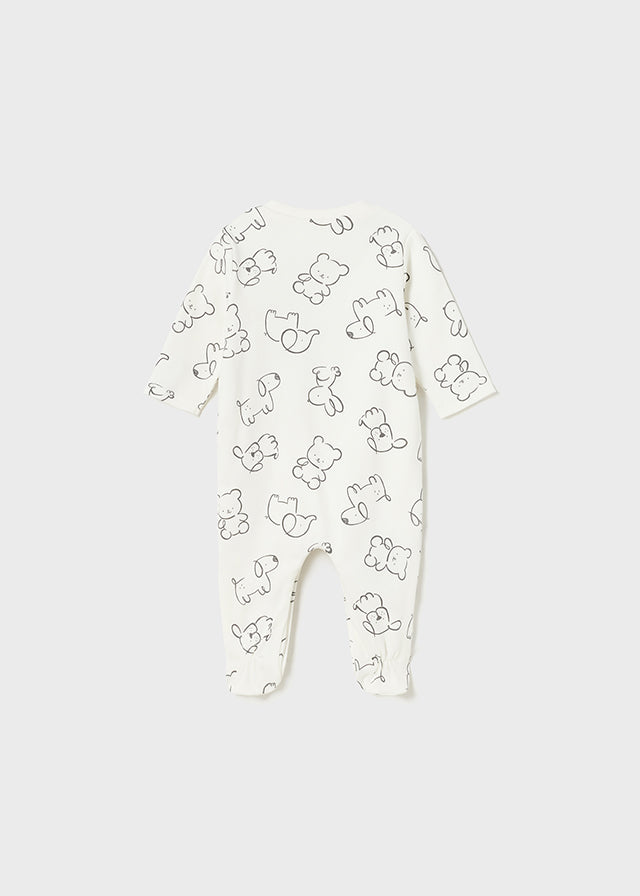 Pack 2 Better Cotton newborn yellow pajamas - Mayoral