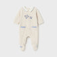 Better Cotton newborn plane velvety pajamas - Mayoral