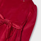 Vestido veludo menina vermelho - Mayoral